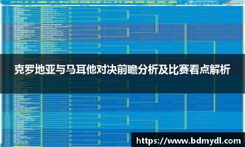 克罗地亚与马耳他对决前瞻分析及比赛看点解析